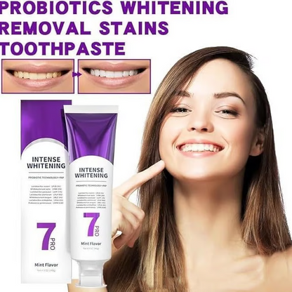 New 7-Pro Intensive Toothpaste | Upgraded Purple Formula with 7 Probiotics | Deep Enamel Repair & Long-Lasting Freshness#dealsforyoudays