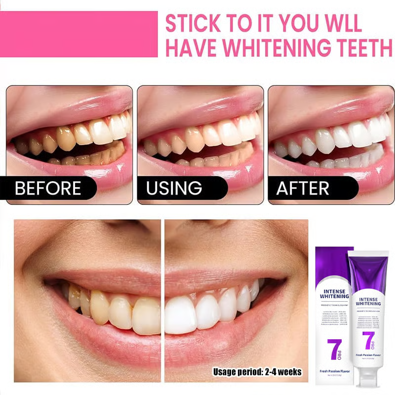 New 7-Pro Intensive Toothpaste | Upgraded Purple Formula with 7 Probiotics | Deep Enamel Repair & Long-Lasting Freshness#dealsforyoudays
