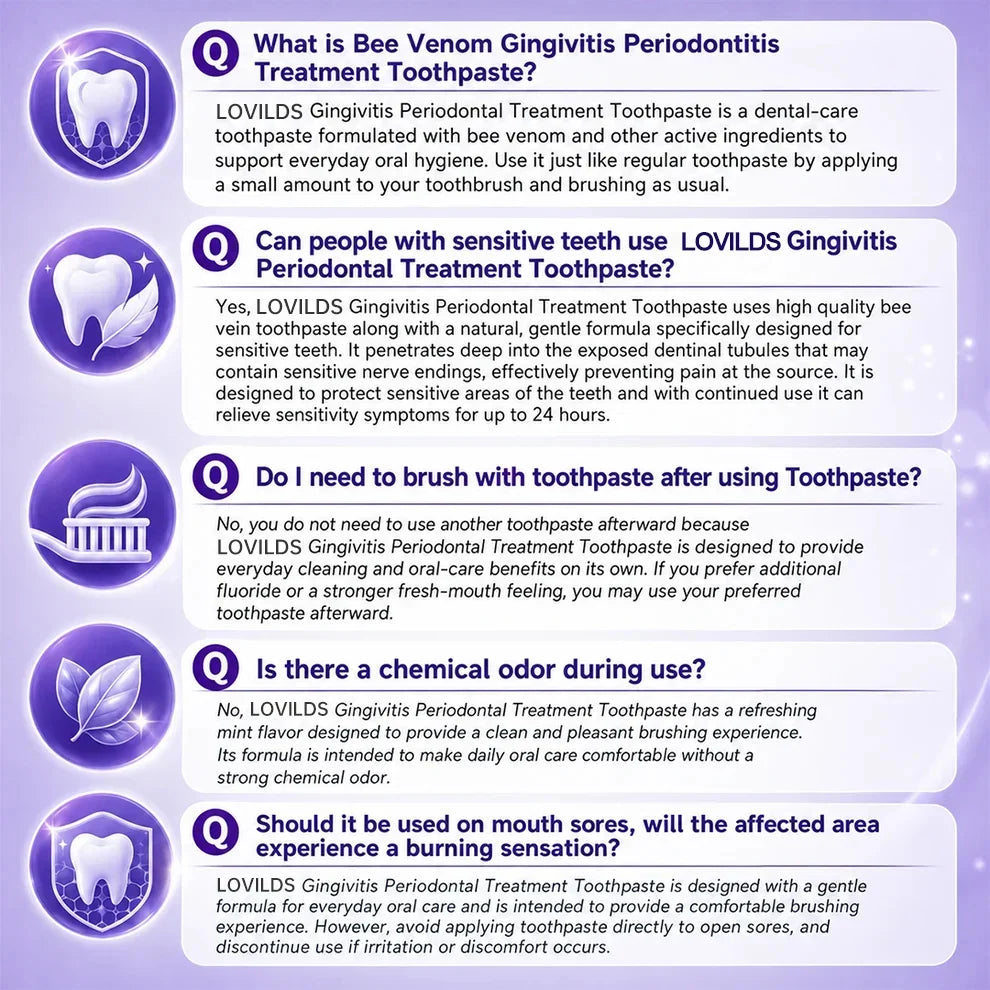 LOVILDS® Gingivitis Periodontal Treatment Toothpaste